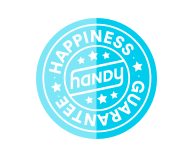 Backed by The Handy Happiness Guarantee